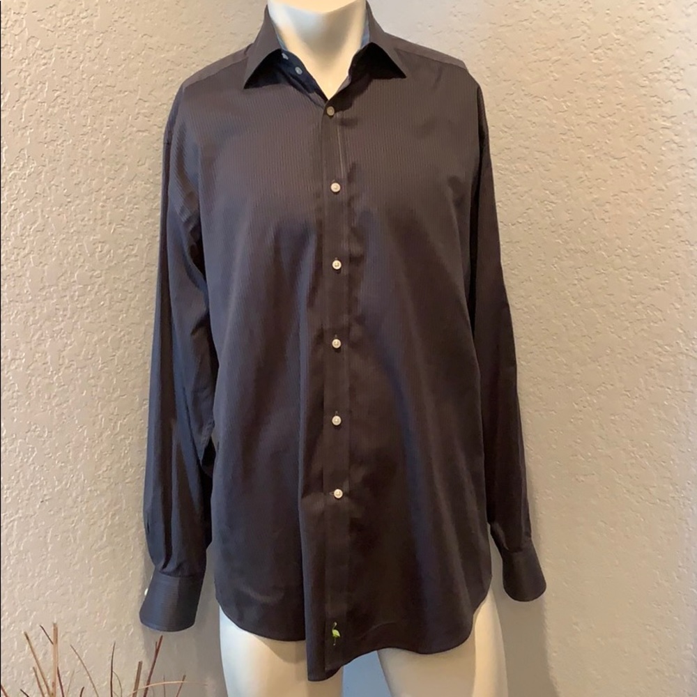 Tailorbyrd Long Sleeve Button Up Dress Shirt Large